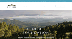 Desktop Screenshot of geneseefoundation.org